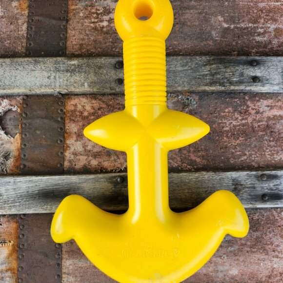 Poolcandy Pool Raft Anchor BRIGHT Yellow - Picture 2 of 5